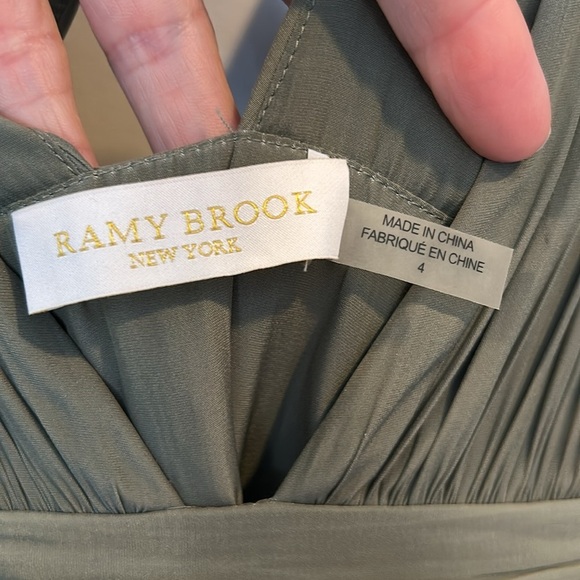 Ramy Brook Kinslie Dress Olive - Picture 3 of 10